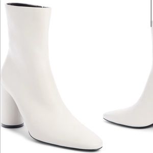 Balenciaga Oval White Bootie